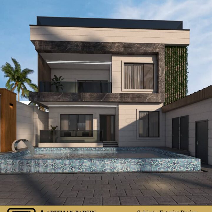 طراحی نما و لنداسکیپ ویلا