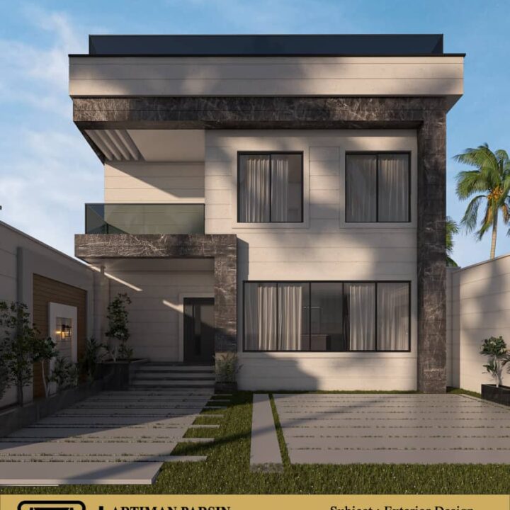 طراحی نما و لنداسکیپ ویلا