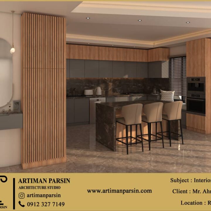 طراحی کابینت و اشپزخانه رشت