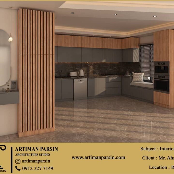 طراحی کابینت و اشپزخانه رشت