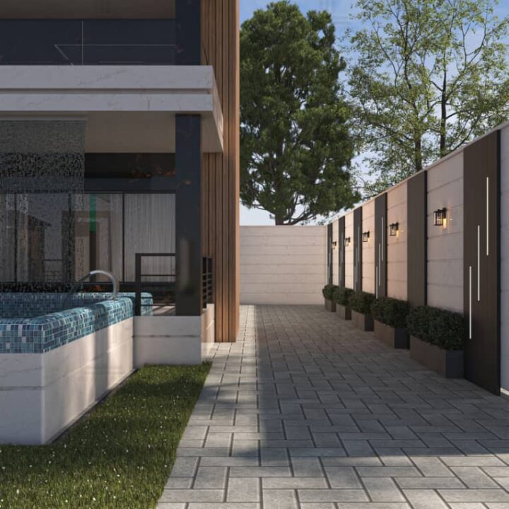 طراحی نما لنداسکیپ و دکوراسیون داخلی